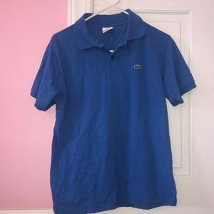 Men’s Lacoste blue polo
